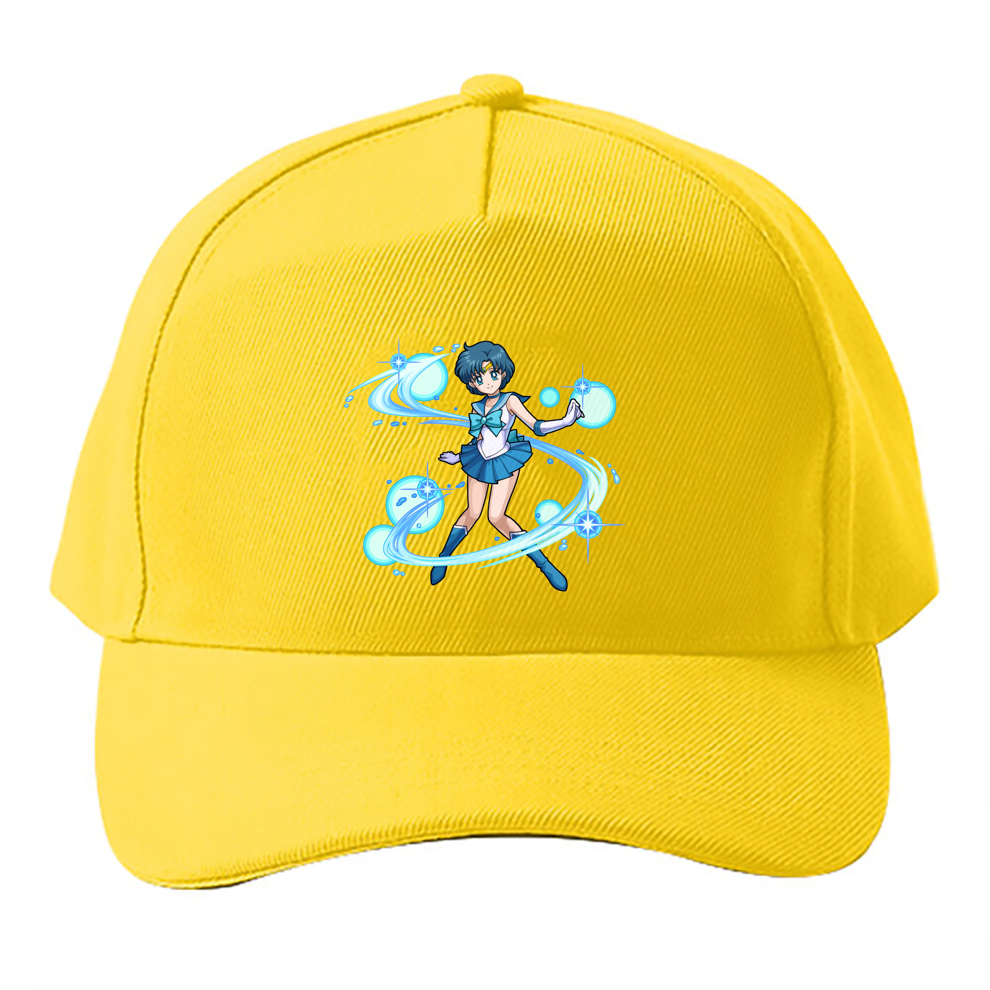 （画像用） 美少女戦士セーラームーン 水野 亜美 みずの あみ Sailor Moon Mizuno Ami ベースボールキャップ 綿100％ 男女兼用 帽子 スポーツ